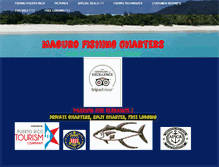 Tablet Screenshot of magurofishingcharters.com